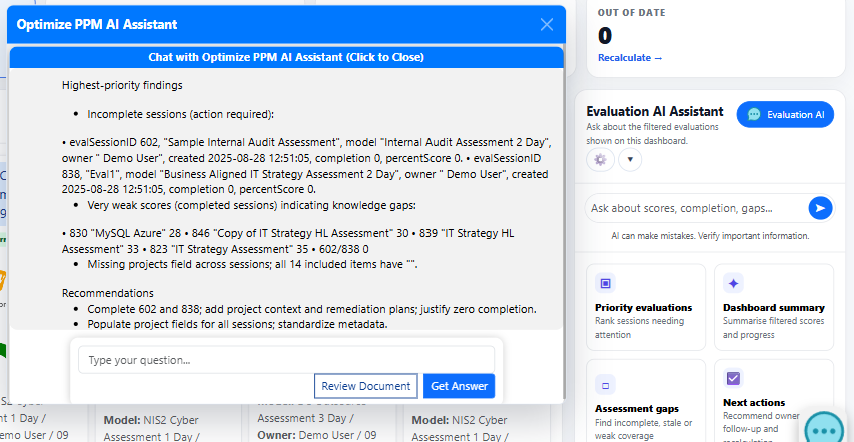 Evaluation AI in context